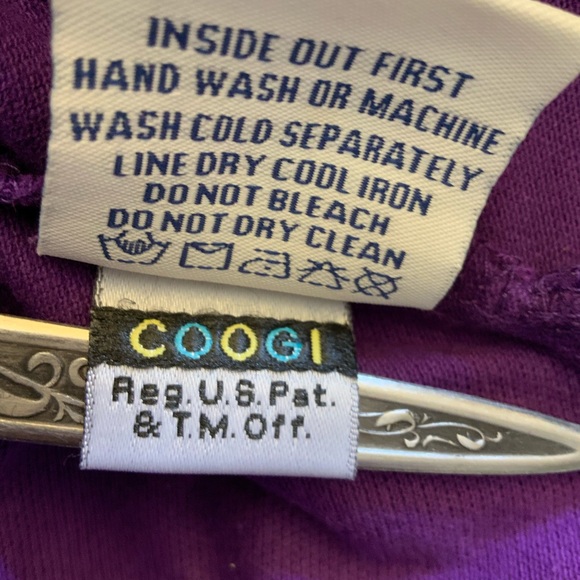 Vintage COOGI Australia Rugby Polo Shirt #69  Sz XL TRENDING POP OF PURPLE COLOR - Picture 10 of 12